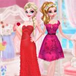 Frozen Sister Rose Style Fashion